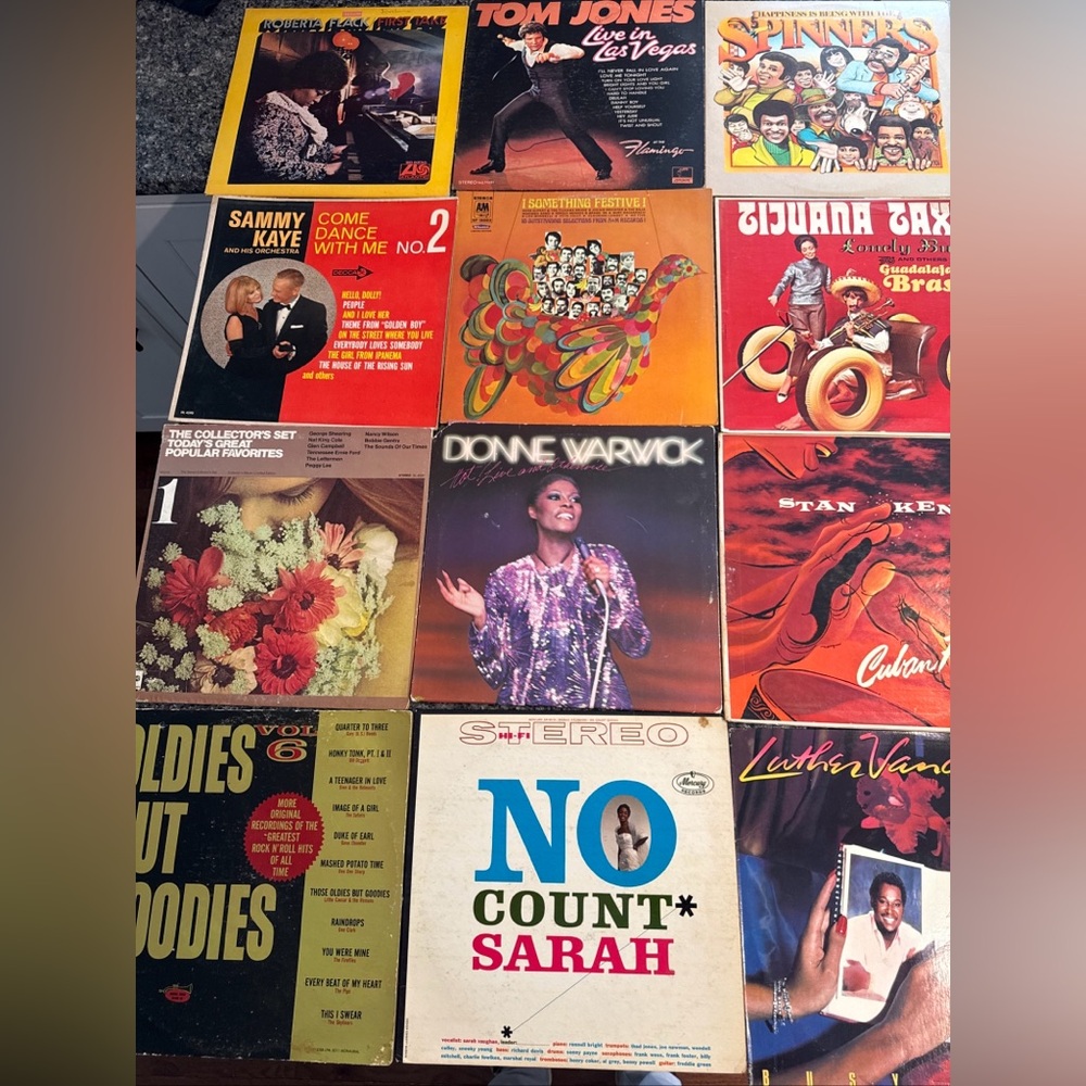 Assorted Vinyl Records Collection